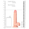 Real Rock Ultra Skin Gode réaliste Mini Straight RealRock 14.5 x 3.6cm